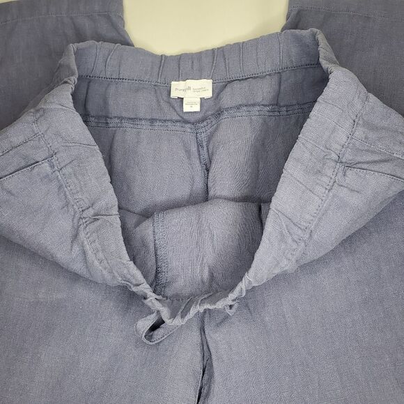 Pure J Jill Linen Cropped Pants Size M - Picture 7 of 10